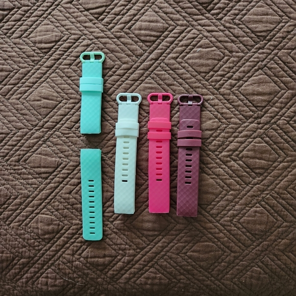 FITBIT COMPATIBLE CHARGE 3 & 4 LOT OF 4 BANDS - Picture 2 of 4